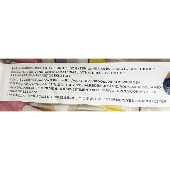 Moon River x Anthropologie Women's Babydoll Dress Balloon Sleeves Square Neck L - Picture 9 of 11